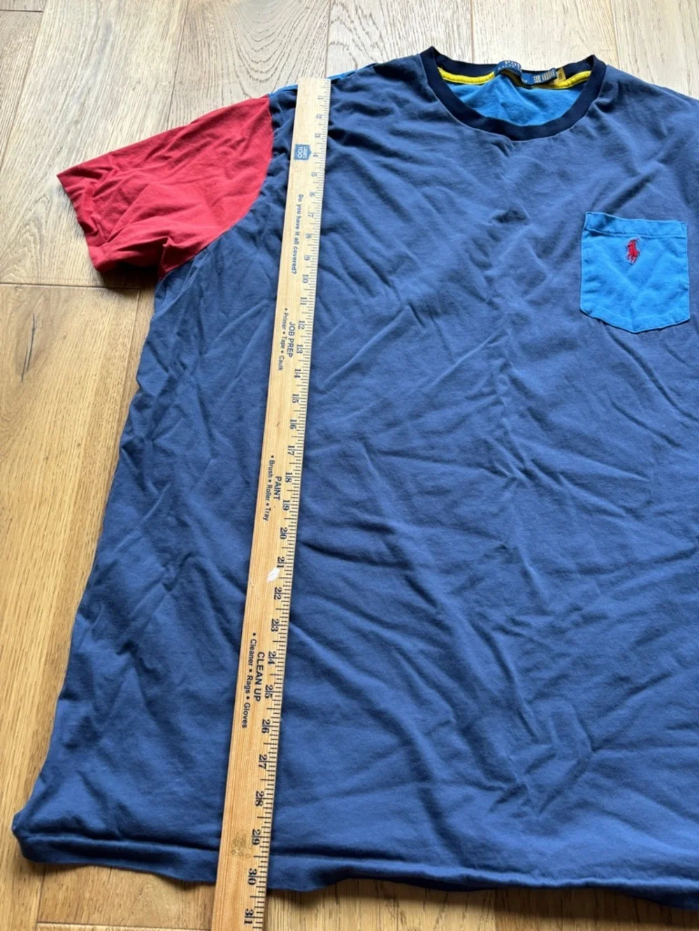 Polo ralph lauren big and tall colorblock t-shirt mens 4x